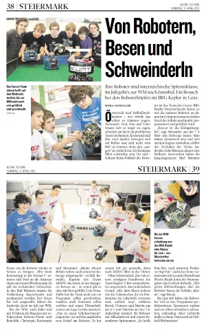 Kleine Zeitung: Von Robotern, Besen und Schweinderln